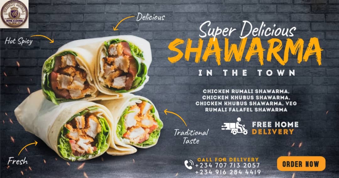 Super Delicious Shawarma — Free Home Delivery