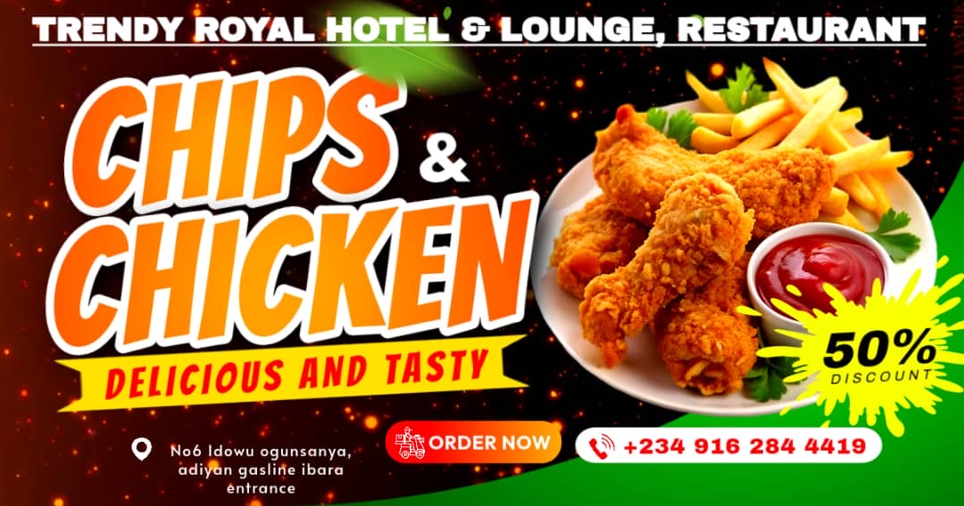 Chips & Chicken — Delicious and Tasty, 50% Discount